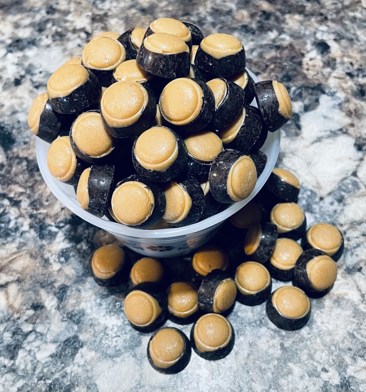 Mini Chocolate Buckeyes